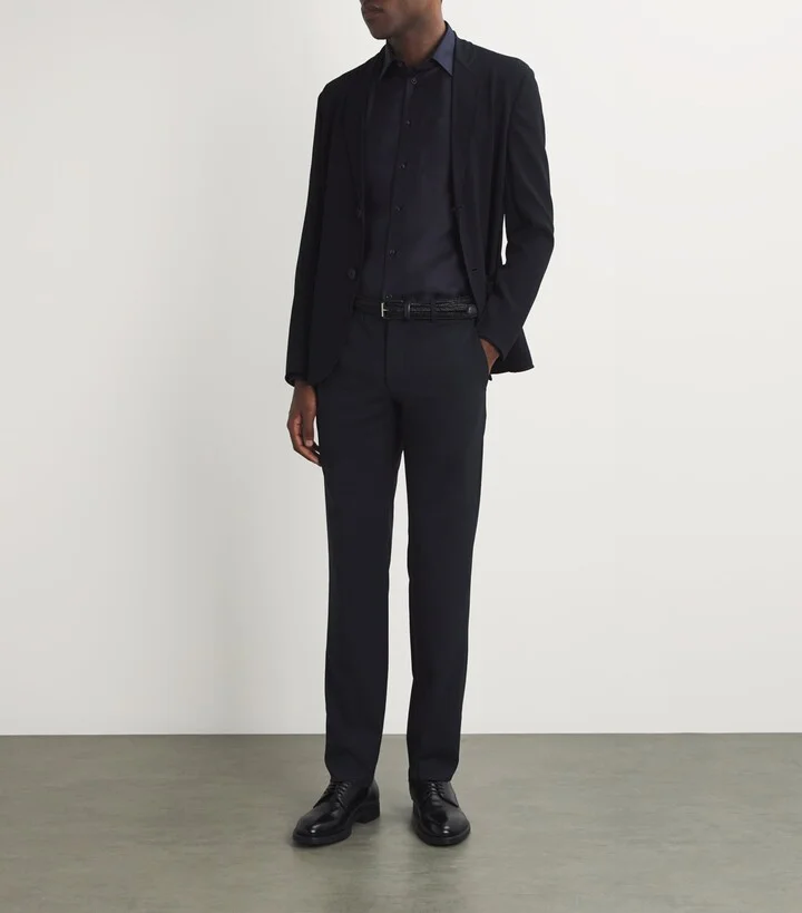 Giorgio Armani Leather Derby Shoes - Image 6