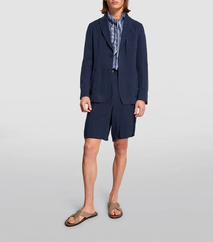 Giorgio Armani Leather Logo Sandals - Image 6