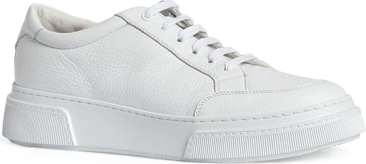 Giorgio Armani Leather Low-Top Sneakers - Image 4