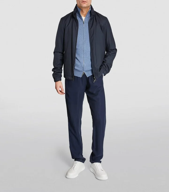Giorgio Armani Leather Low-Top Sneakers - Image 5