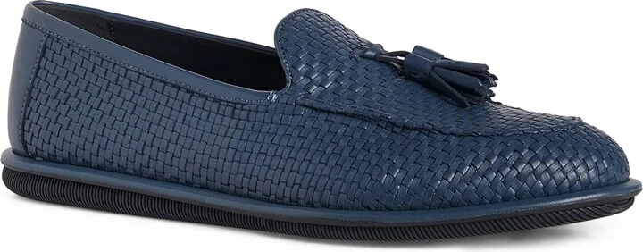 Giorgio Armani Leather Woven Loafers - Image 4