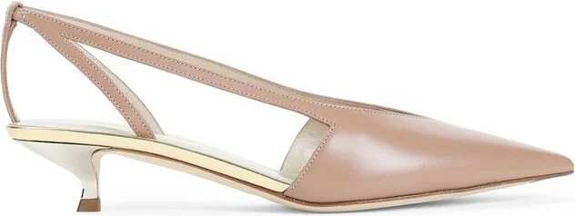 Giorgio Armani Pointed-Toe Strapped Pumps