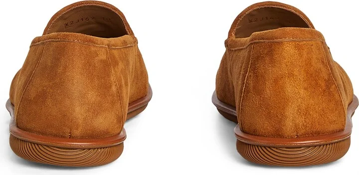 Giorgio Armani Suede Logo Loafers - Image 3