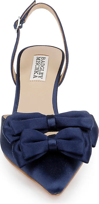 Giovanna Bow Slingback Pumps - Image 2