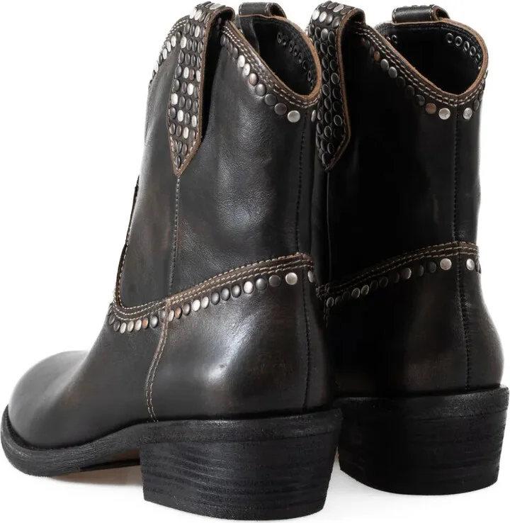 Gipsy studded cowboy bootie - Image 3