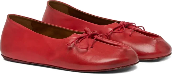Girella lace-up round-toe ballet flats - Image 2
