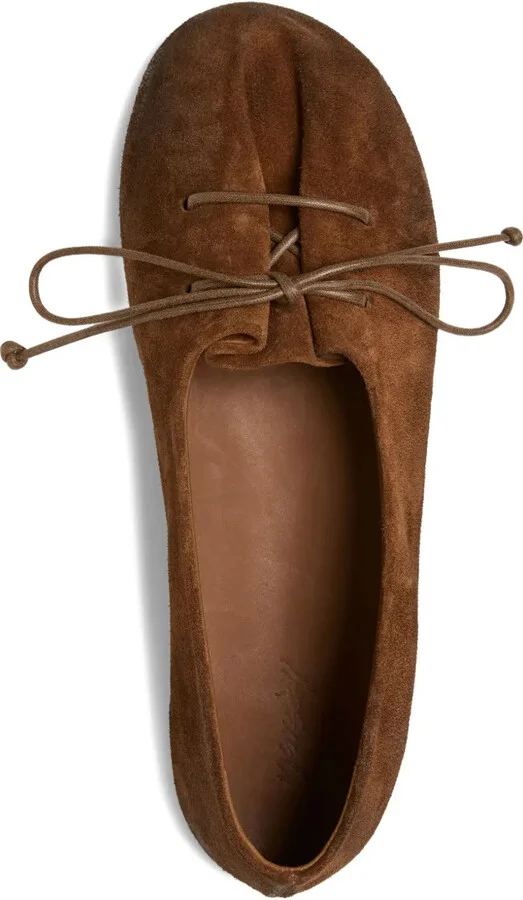 Girella lace-up suede ballet flats - Image 3