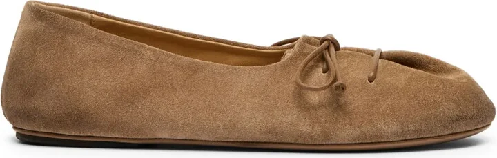 Girella suede ballerina shoes
