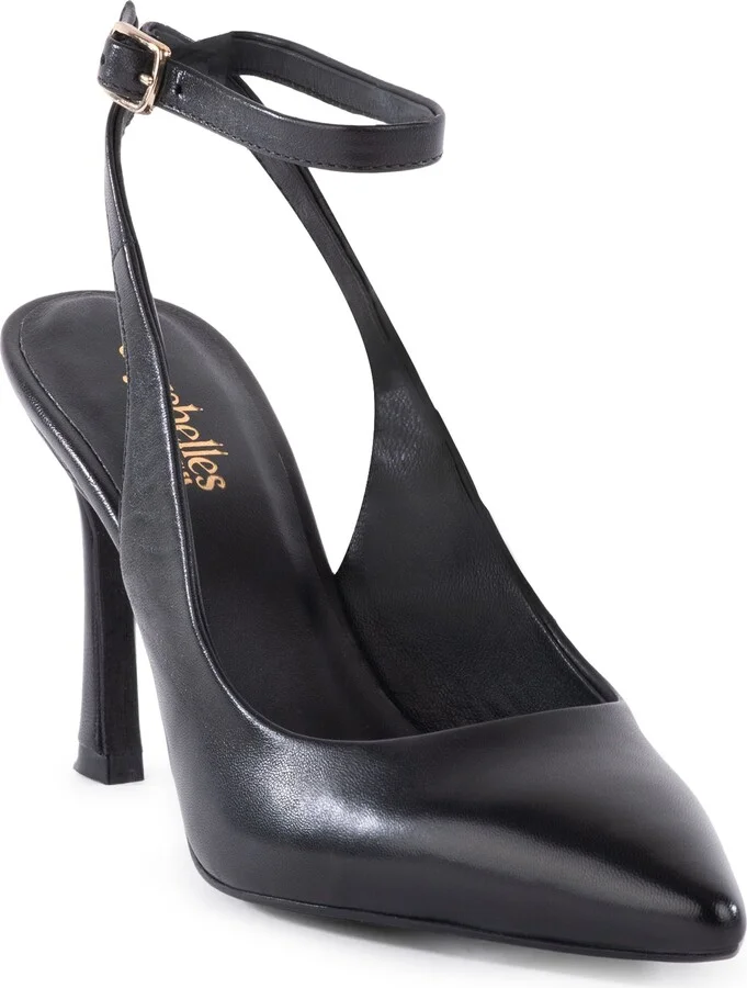 Girl Boss Ankle Strap Pointed Toe Pump