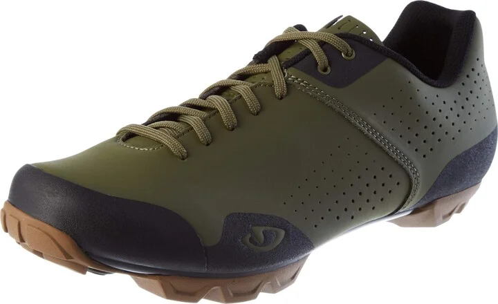 Giro Privateer Lace Dirt Shoes - Olive/Gum - Size 45