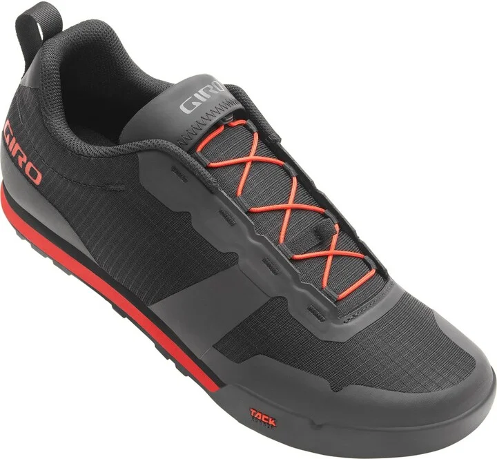 Giro Tracker Fastlace - Men's Black/Bright Red (2022) 11.5