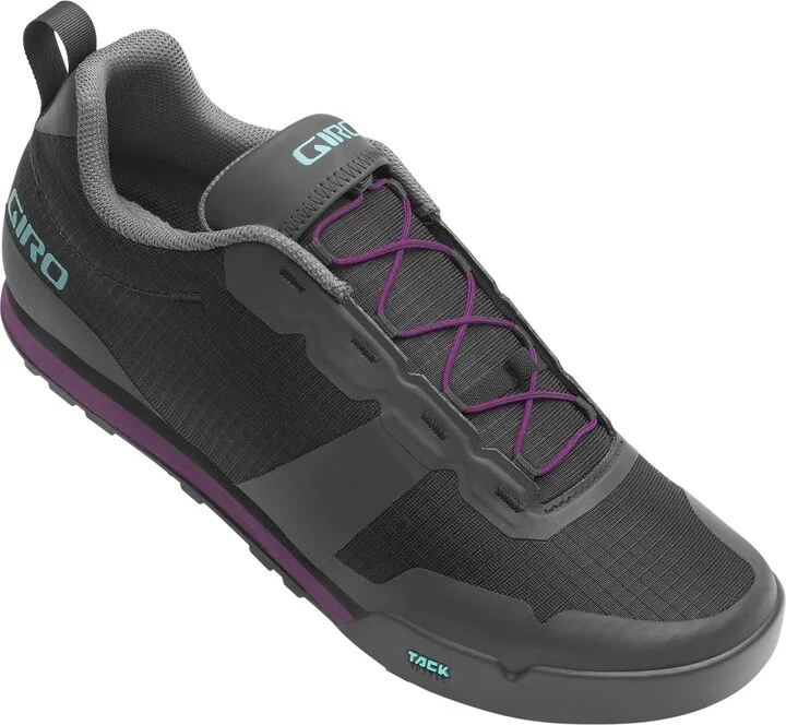 Giro Tracker Fastlace - Women's Black/Throwback Purple (2022) 7.5