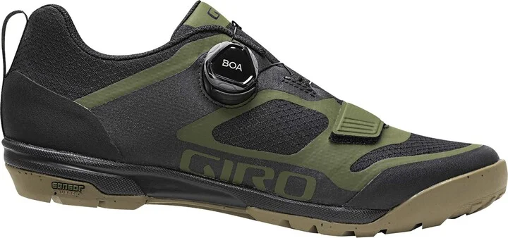 Giro Ventana Dirt Shoes - Black/Olive - Size 42