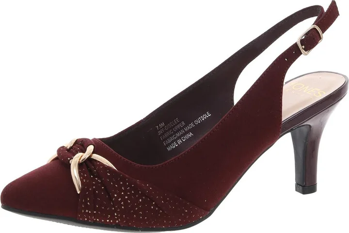 Giselee Womens Metallic Embellished Pumps