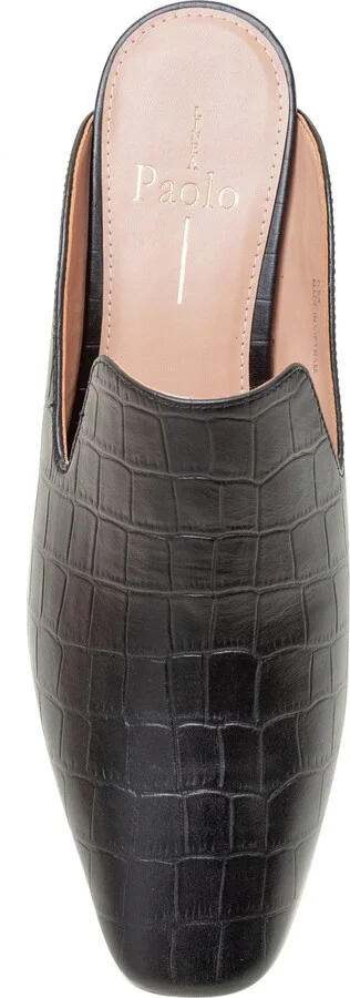 Giselle Croc Embossed Mule - Image 5
