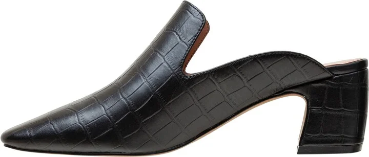 Giselle Croc Embossed Mule - Image 7