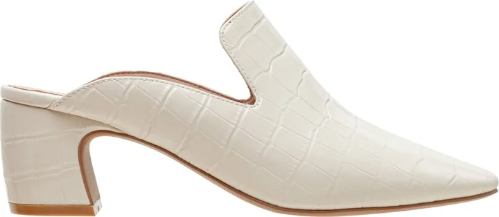 Giselle Croc Embossed Mule - Image 10