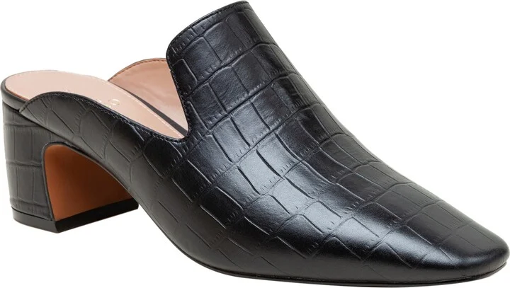 Giselle Croc Embossed Mule