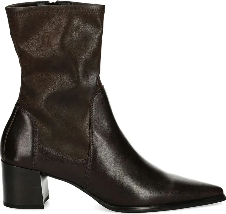 Giselle pointed-toe block-heel ankle boots