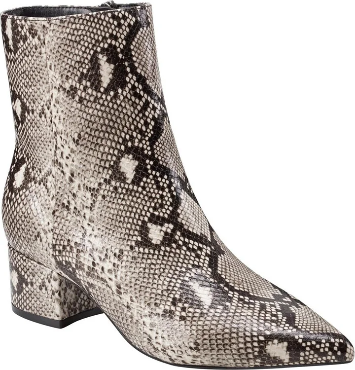 Gismo 3 Womens Block Heel Faux Leather Ankle Boots