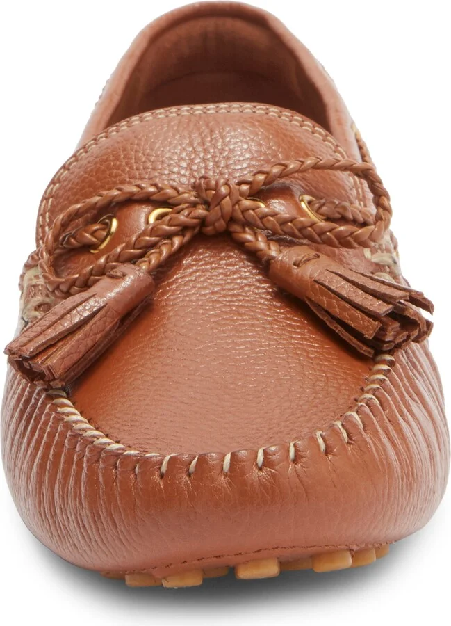 Gissella Croc Embossed Driving Loafer - Image 3