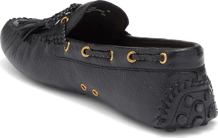 Gissella Croc Embossed Driving Loafer - Image 8