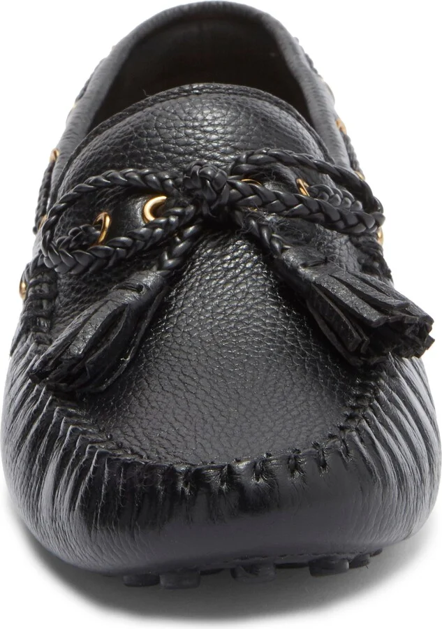 Gissella Croc Embossed Driving Loafer - Image 9