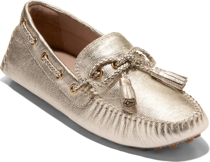 Soft Gold Metallic Leather