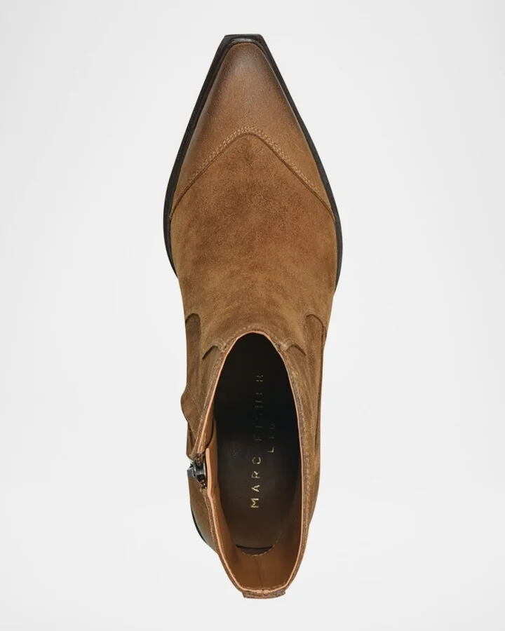 Giulie Leather Western Booties - Image 8