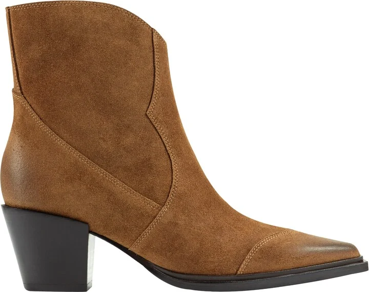 Giulie Pointed Cap Toe Bootie - Image 2