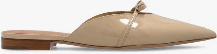 Giulye Patent Leather Flat Mules