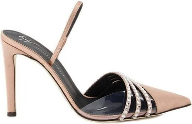 Giuseppe Zanotti Audrine Embellished Slingback Pumps
