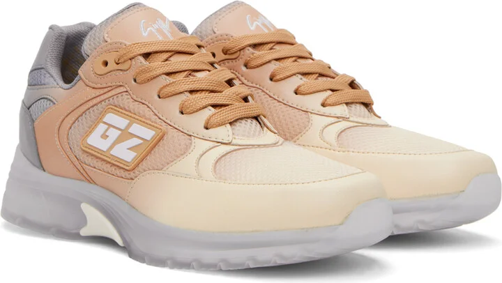 Giuseppe Zanotti Beige New Gz Sneakers - Image 4