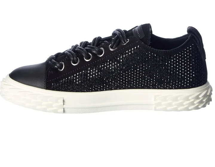Giuseppe Zanotti Blabber Suede & Leather Sneaker - Image 2