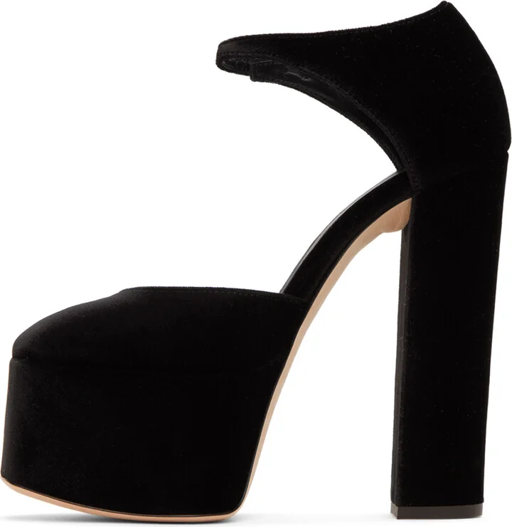 Giuseppe Zanotti Black Bebe Heeled Sandals - Image 3