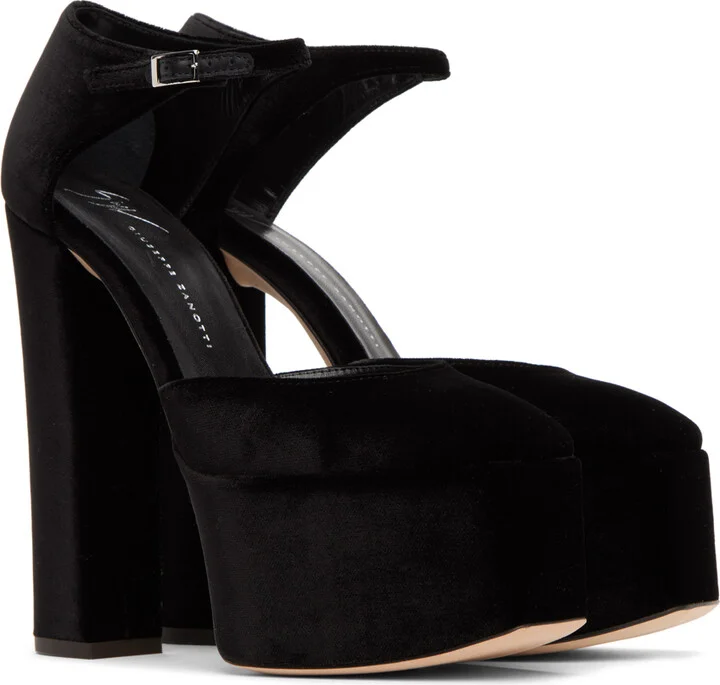 Giuseppe Zanotti Black Bebe Heeled Sandals - Image 4