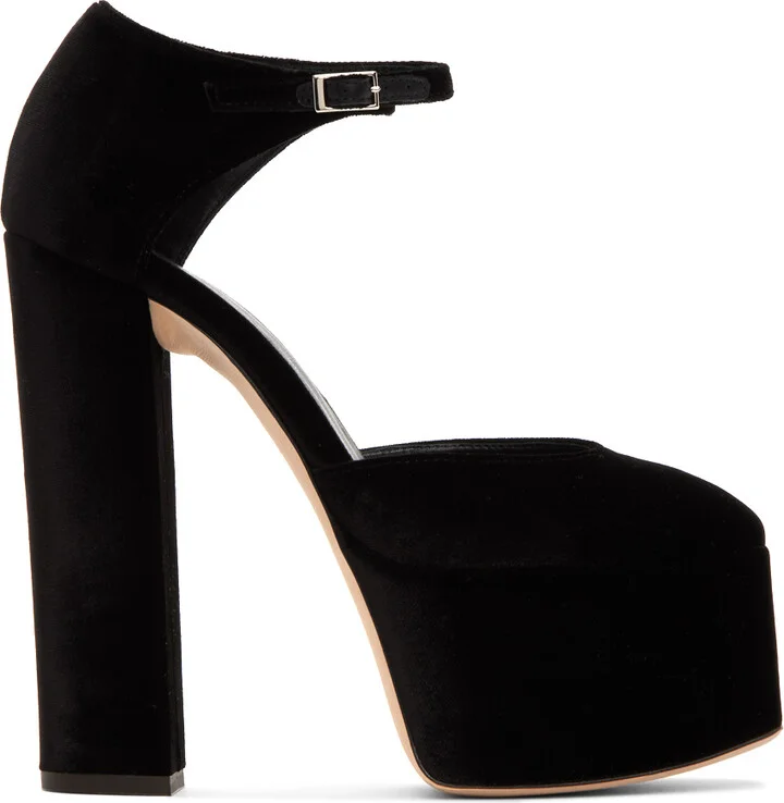 Giuseppe Zanotti Black Bebe Heeled Sandals