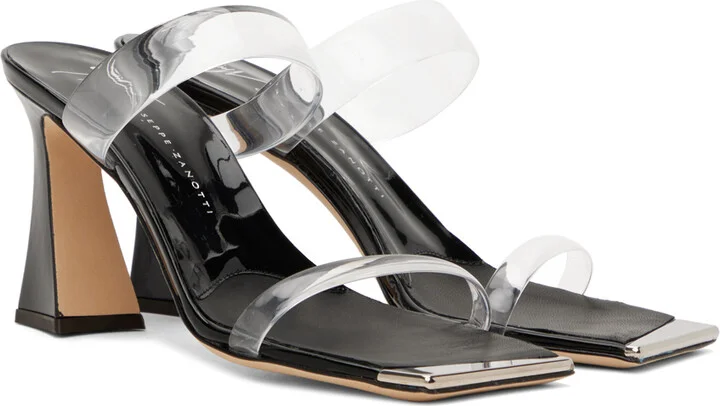 Giuseppe Zanotti Black Flaminia 85 Heeled Sandals - Image 4