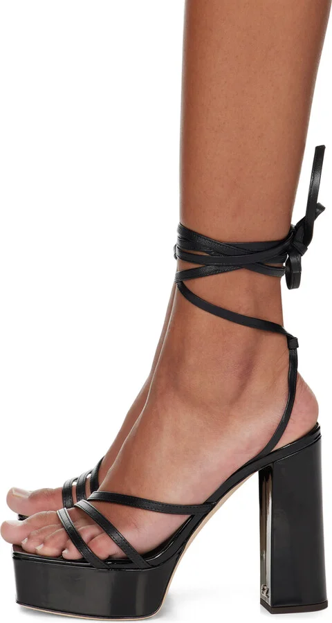 Giuseppe Zanotti Black Flavienne Heeled Sandals - Image 3