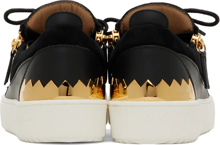 Giuseppe Zanotti Black Frankie Shark Sneakers - Image 2