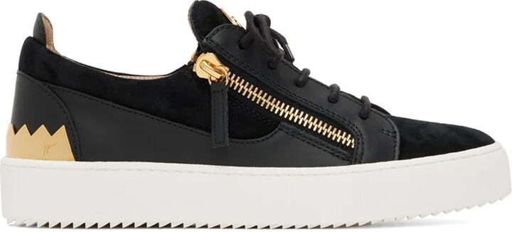 Giuseppe Zanotti Black Frankie Shark Sneakers