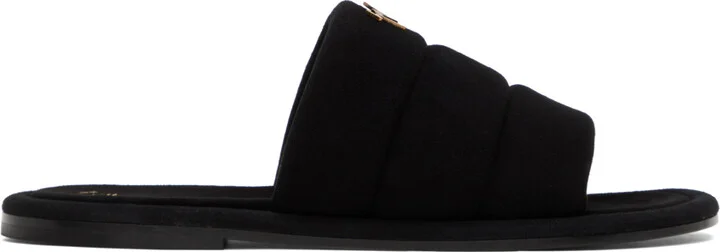 Giuseppe Zanotti Black Suede Harmande Sandals