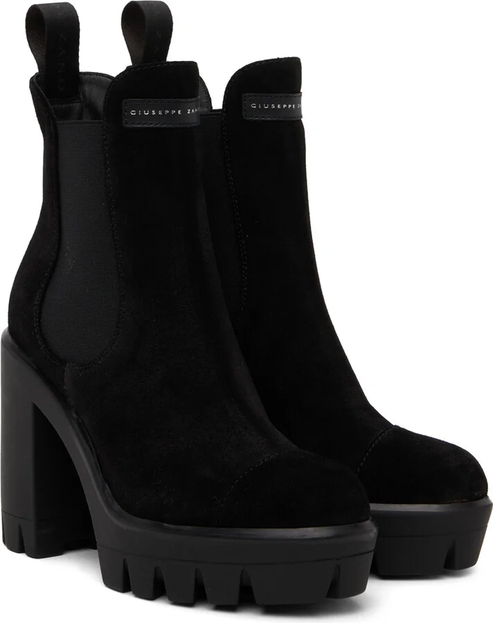 Giuseppe Zanotti Black Tonix Chelsea Boots - Image 4