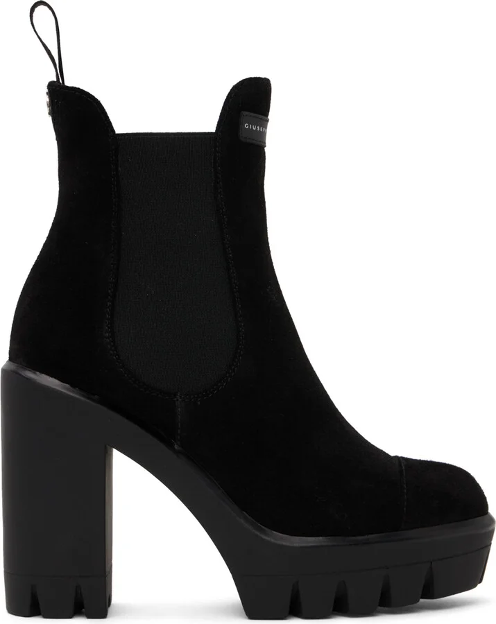 Giuseppe Zanotti Black Tonix Chelsea Boots