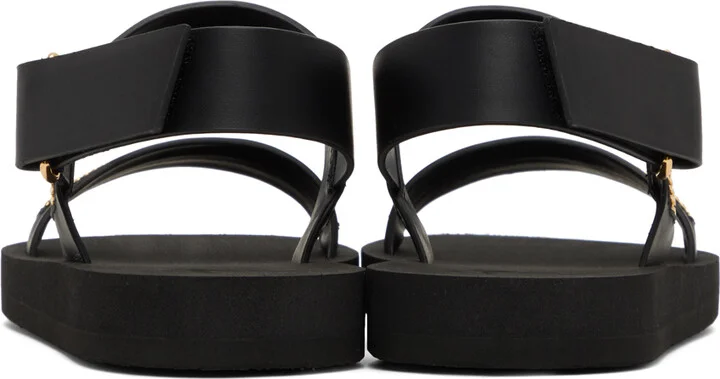 Giuseppe Zanotti Black Zip Sandals - Image 2