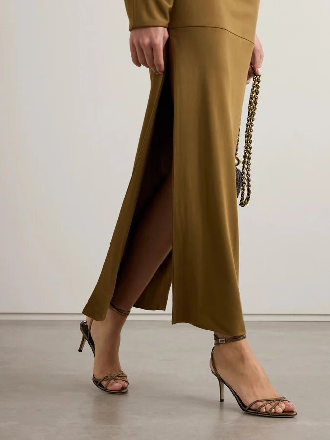 GIUSEPPE ZANOTTI - Clintry Metallic Leather Sandals - IT41 - Image 2