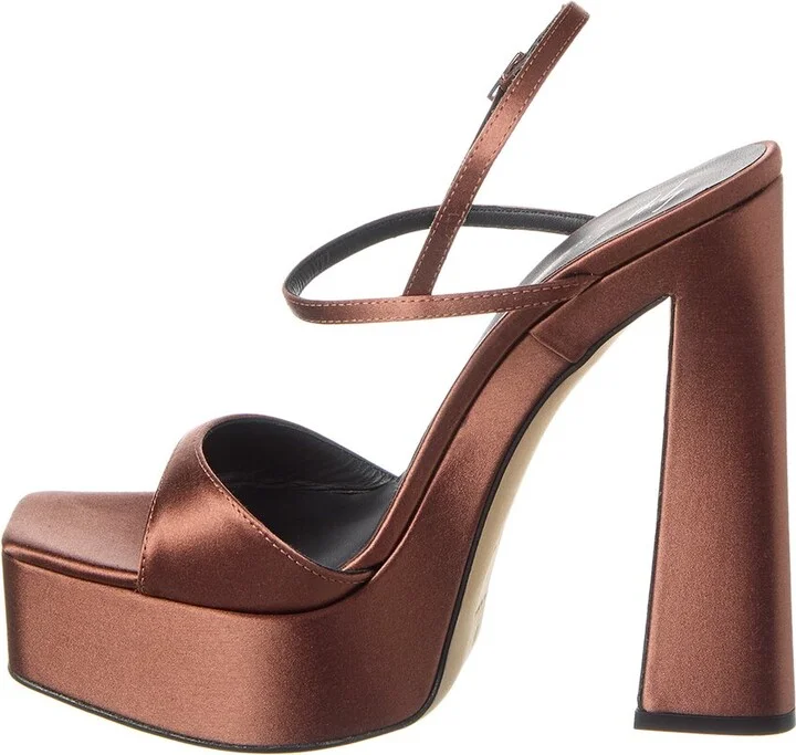 Giuseppe Zanotti Destino 110 Satin Platform Sandal - Image 2