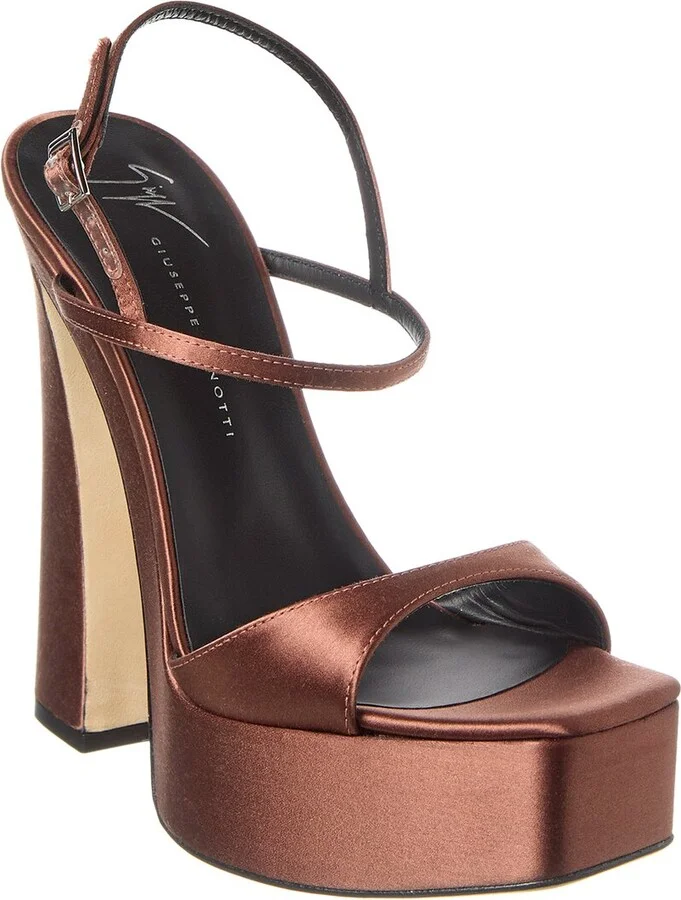 Giuseppe Zanotti Destino 110 Satin Platform Sandal