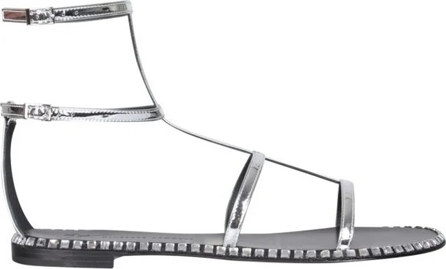 Giuseppe Zanotti Embellished Flat Gladiator Sandals