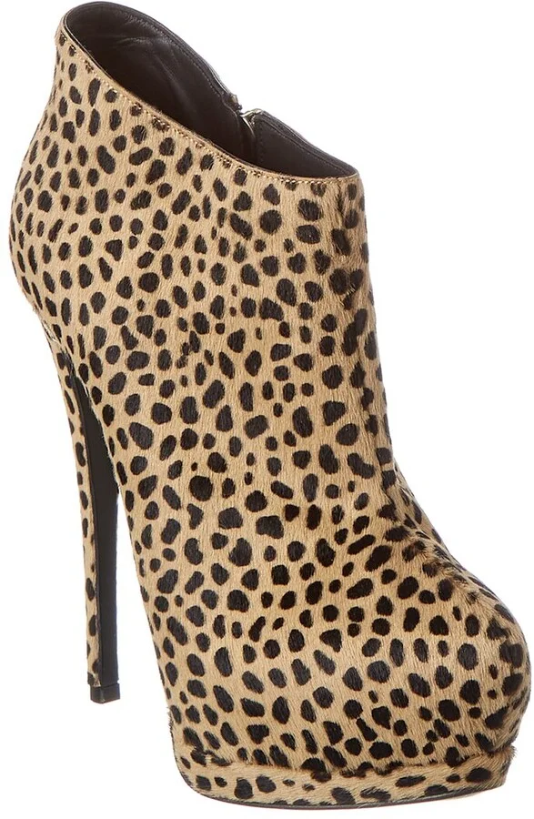 Giuseppe Zanotti Eva 105 Haircalf Bootie